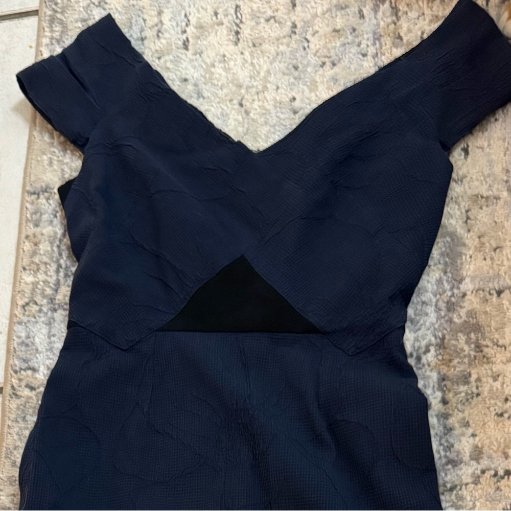 Elegant Navy Blue Dress